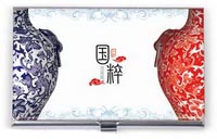雙瓷名片盒