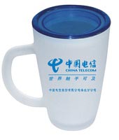 磨砂玻璃有蓋高杯