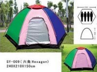 SM-009六角四人單層帳篷