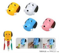 狗頭牙刷架