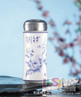 國色天香保溫杯筆兩件套