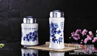 花開富貴保溫杯茶葉罐兩件套