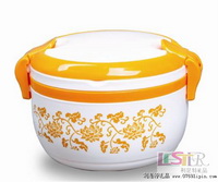 圓形手提單層飯盒