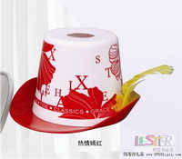 禮帽紙巾筒