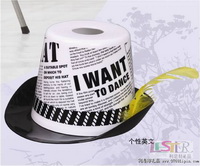 禮帽紙巾筒