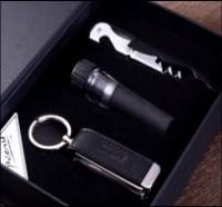 解百納真空酒塞+開瓶刀+打火機