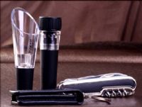菲爾克絲真空酒塞+軍刀+鑰匙扣+倒酒器